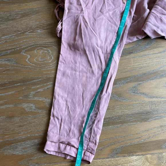 American Eagle Outfitters pink paper bag, high waist, wide leg pants - Picture 12 of 13